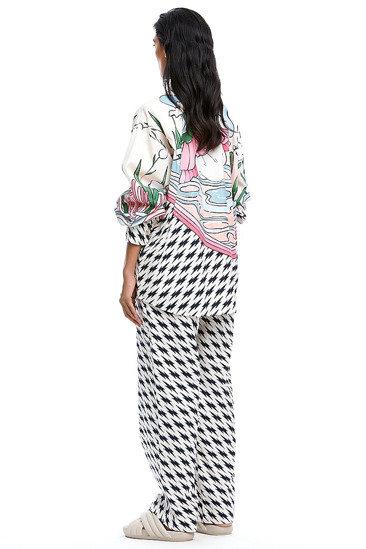 Multi-Colored Cotton Printed Co-Ord Set by Kanika Goyal at Pernia's Pop Up Shop