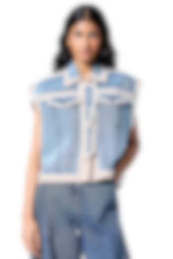 Multi-Colored Cotton Vest by Kanika Goyal at Pernia's Pop Up Shop