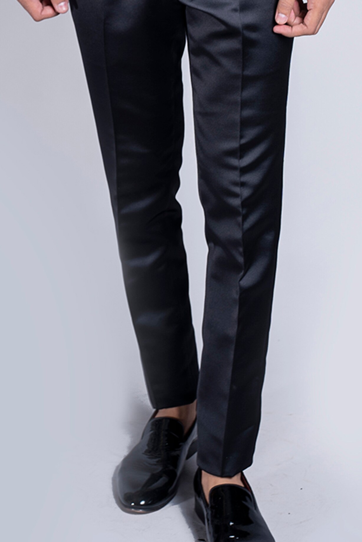 Teal Blue Italian Velvet Tuxedo Set by Kanishk Mehta Designs