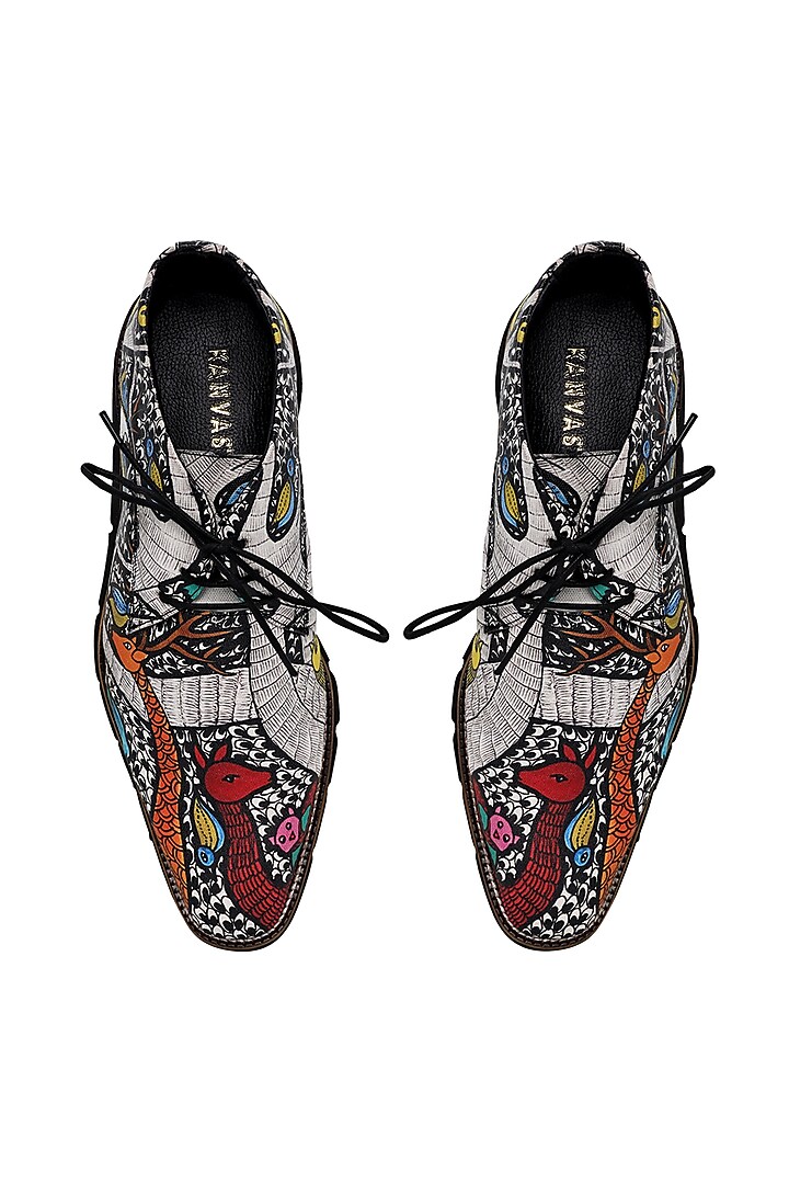 Off-White Canvas Casual Shoes by KANVAS at Pernia's Pop Up Shop