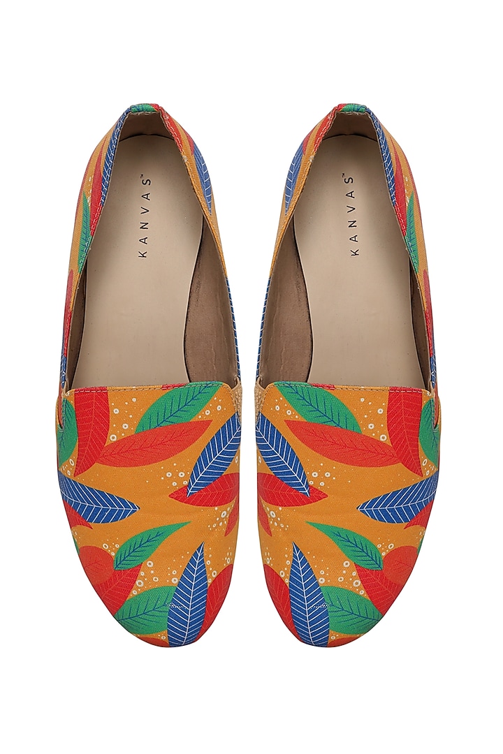 Multi-Colored Printed Moccasin Shoes by KANVAS at Pernia's Pop Up Shop