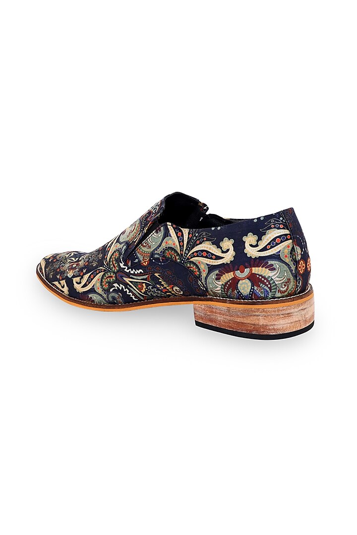 Multi-Colored Silk Loafers by KANVAS at Pernia's Pop Up Shop