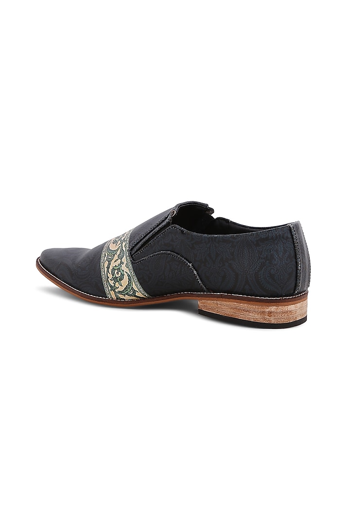 Blue PU Loafers by KANVAS at Pernia's Pop Up Shop