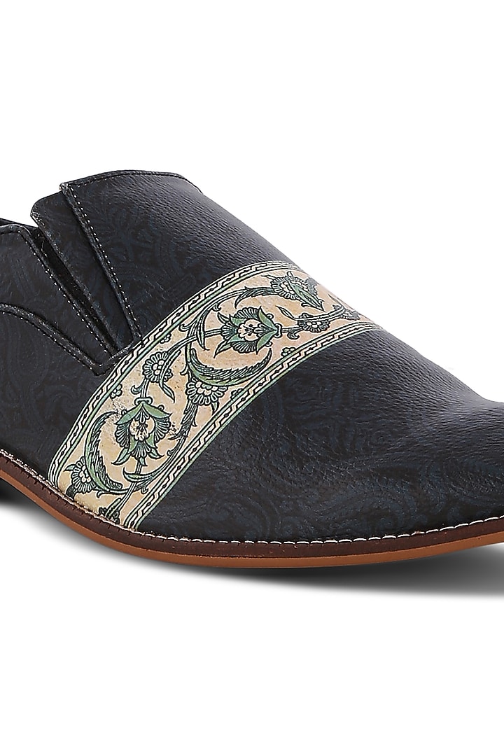 Blue PU Loafers by KANVAS at Pernia's Pop Up Shop
