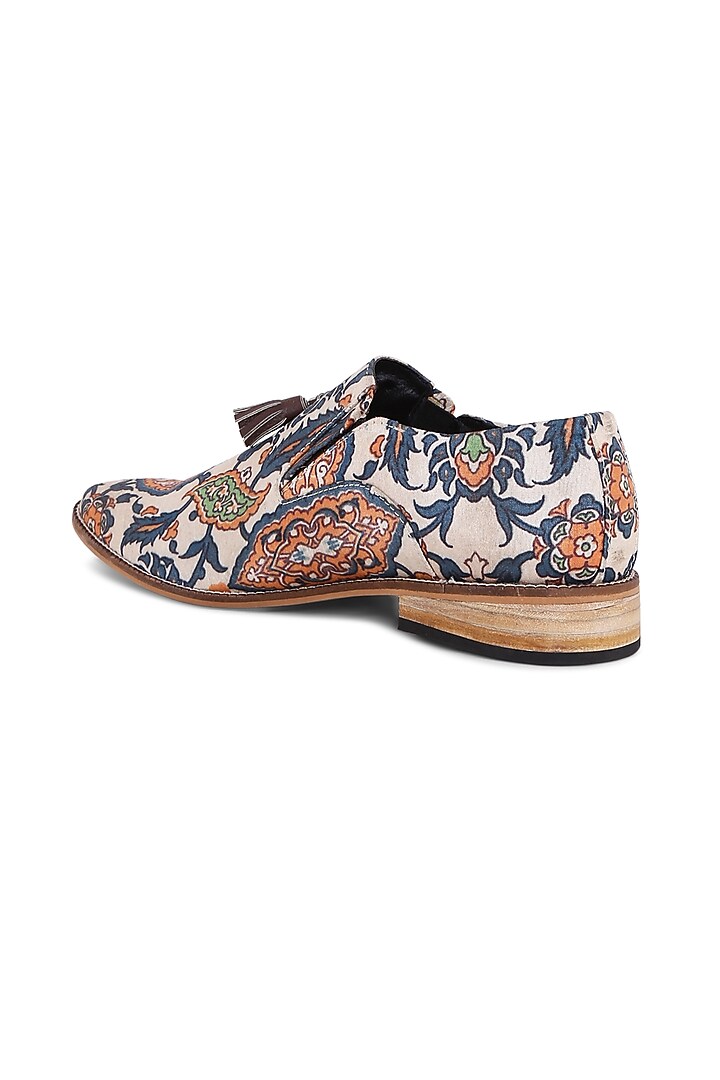 Multi-Colored Silk Loafers by KANVAS at Pernia's Pop Up Shop
