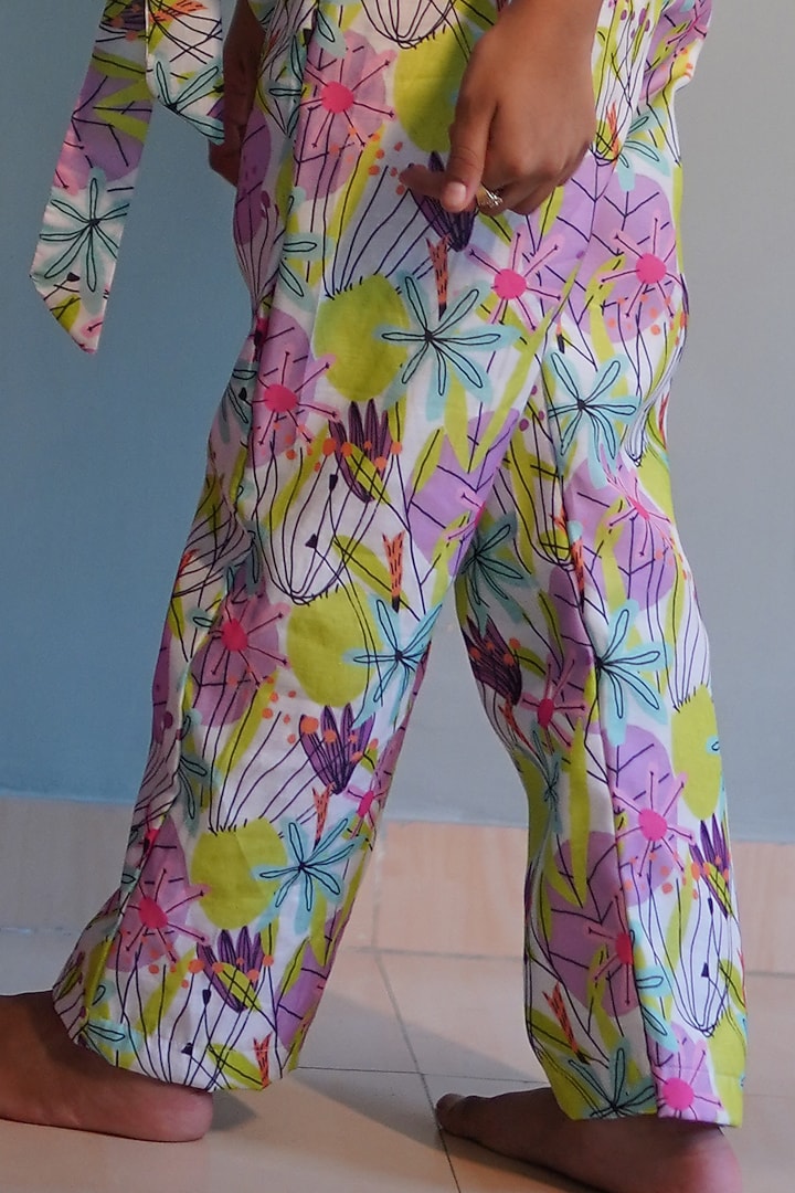Pink Linen Jacket Set For Girls by Kirti Agarwal Pret n Couture at Pernia's Pop Up Shop