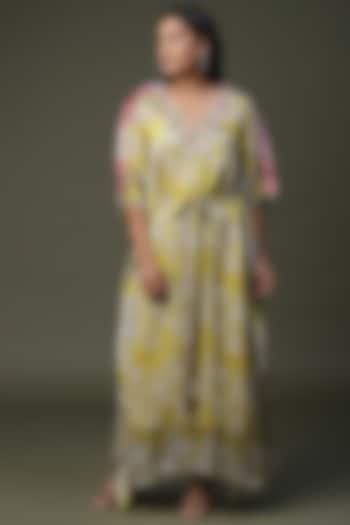 Multi-Coloured Printed Kaftan by Arpita Sulakshana at Pernia's Pop Up Shop