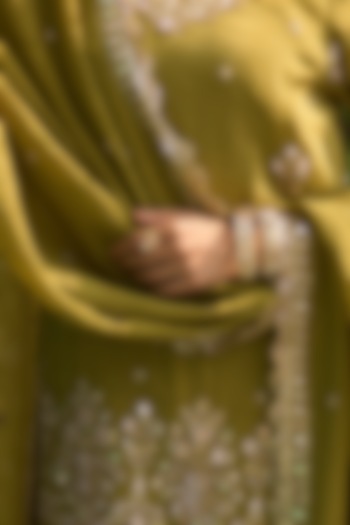 Gold Plated Kundan Polki & Ruby Stone Ring In Sterling Silver by Kaari at Pernia's Pop Up Shop