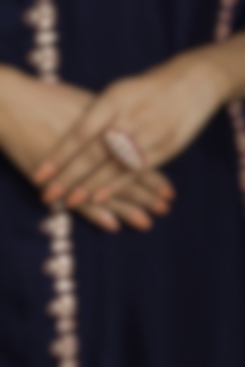 Gold Finish Boat Shaped Ring In Sterling Silver by Kaari at Pernia's Pop Up Shop