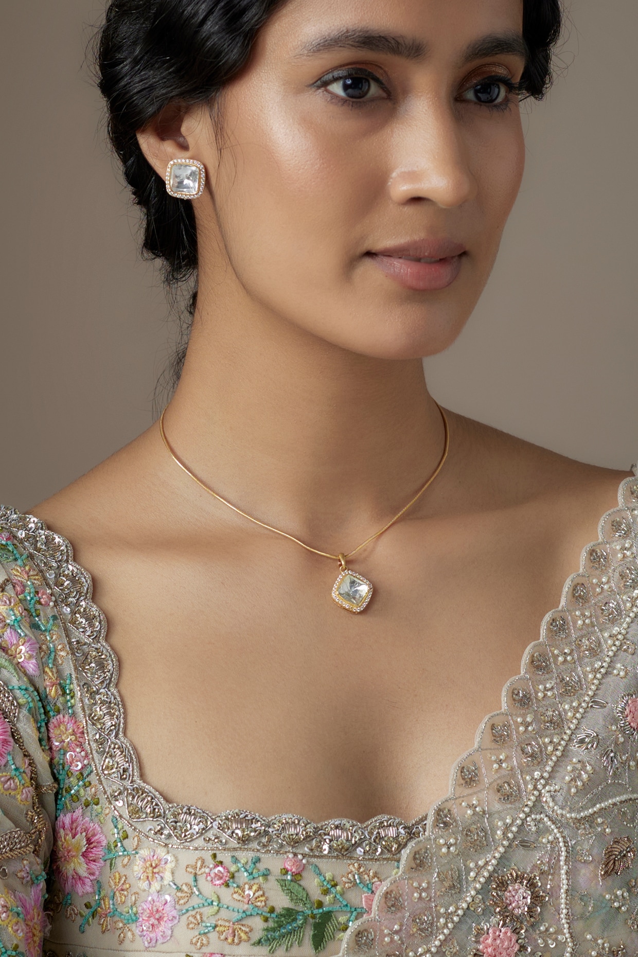 Polki pendant set designs hotsell