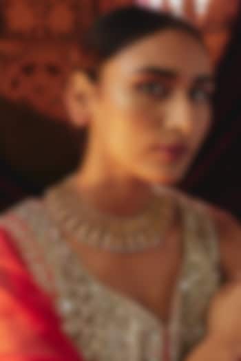 Gold Plated Contemporary Necklace In Sterling Silver by KARISA DESIGNS at Pernia's Pop Up Shop