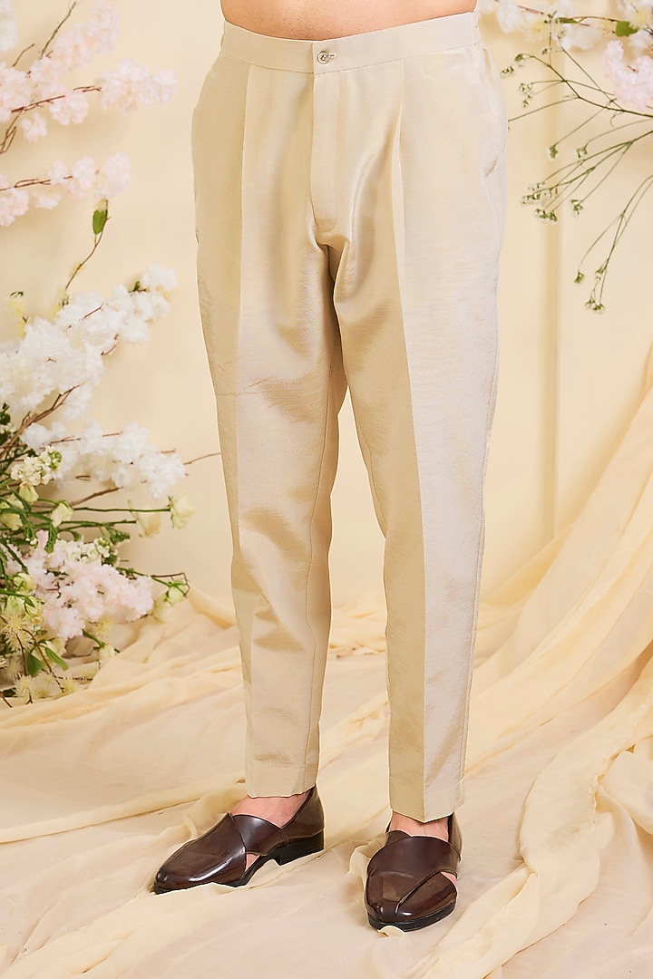 Golden Tissue Pyjama by Kasbah Clothing at Pernia's Pop Up Shop