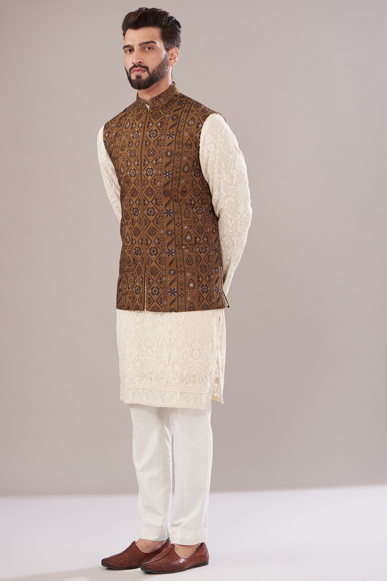 The Nazrah Embroidered Jacket main image 1