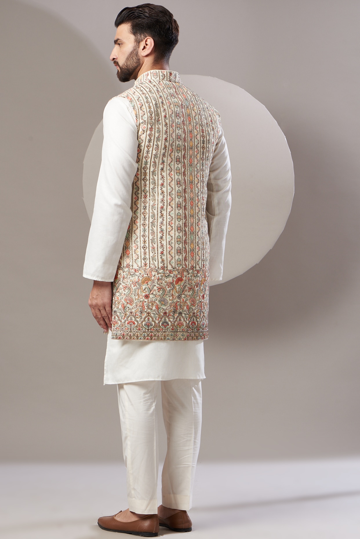 Long nehru jacket best sale