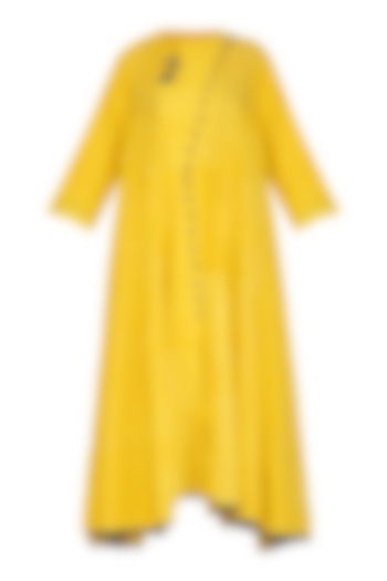 Yellow Tie-Dye Dress by Ka-Sha