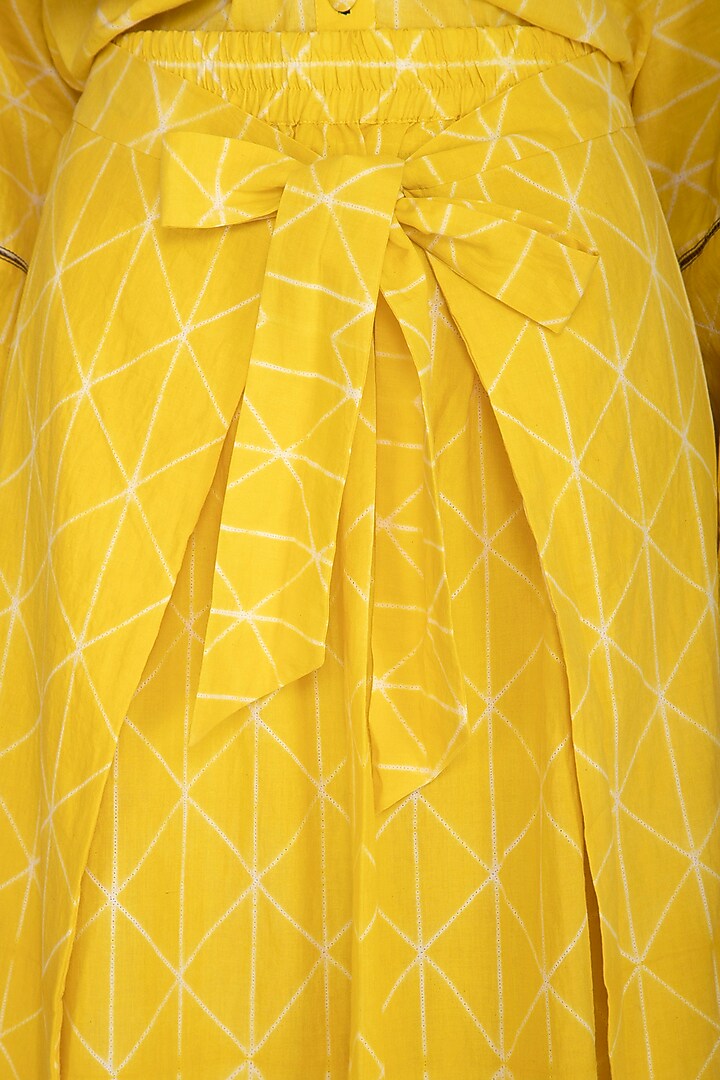 Yellow Tie-Dye Crop Top by Ka-Sha at Pernia's Pop Up Shop