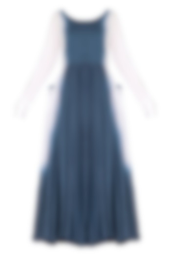 Cobalt Blue Dip-Dyed Dress by Ka-Sha