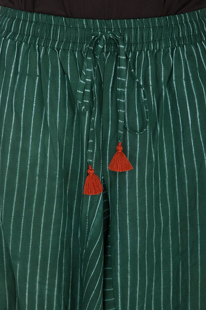Emerald Green Low Crotch Pants by Ka-Sha at Pernia's Pop Up Shop