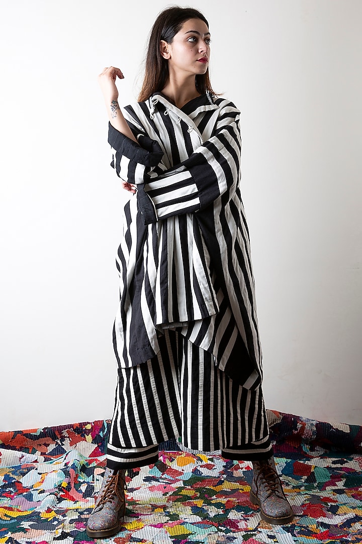 Raven Black & Lily White Striped Pants Design by Ka-Sha at Pernia's Pop ...