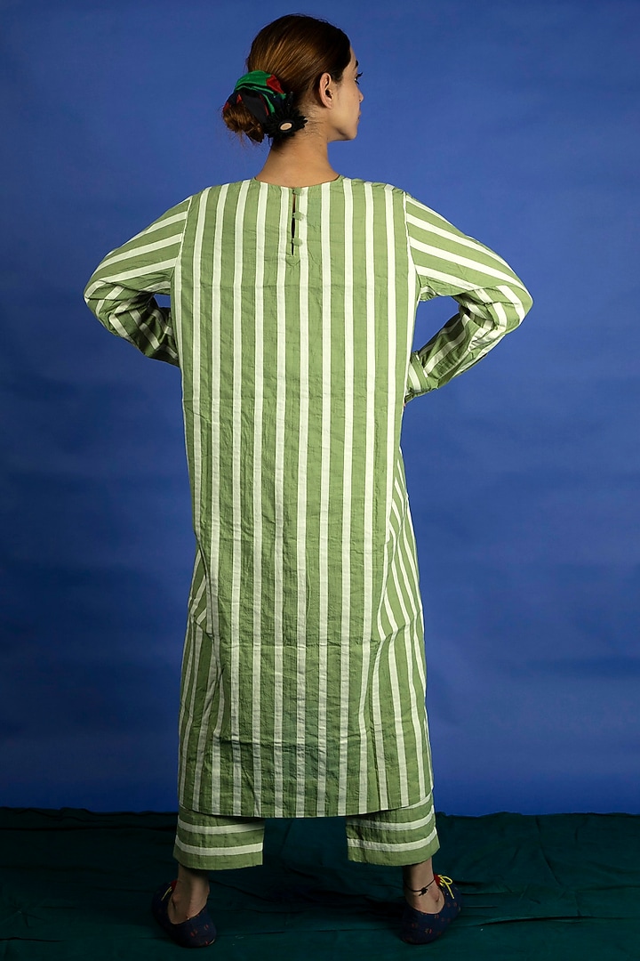 Mint Appliques Tunic With Pants by Ka-Sha at Pernia's Pop Up Shop