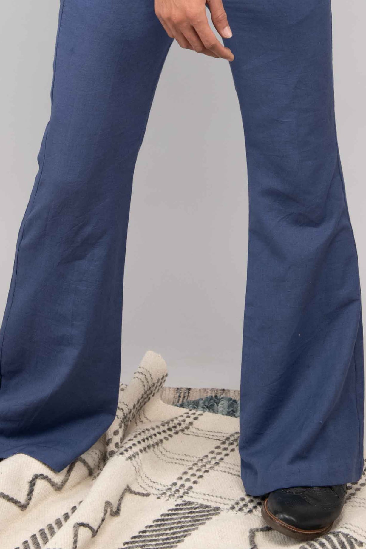 Flare Pants Us Navy Bell Bottoms Navy Blue Cotton Bell Bottom