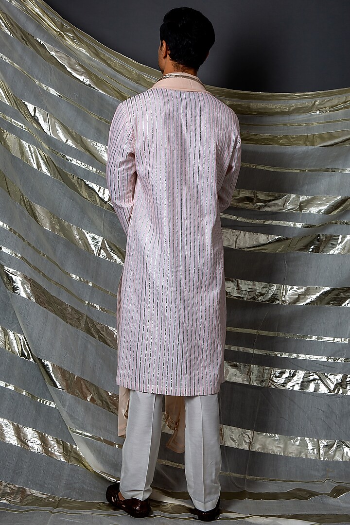 Off-White Cotton Kurta Set by Kunal Anil Tanna at Pernia's Pop Up Shop