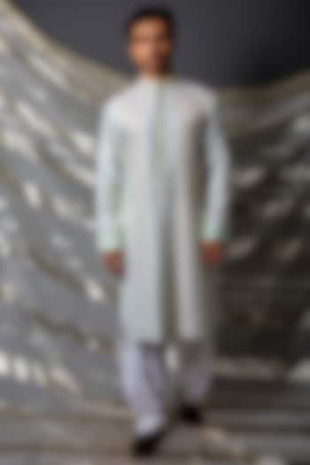 Off-White Cotton Kurta Set by Kunal Anil Tanna at Pernia's Pop Up Shop