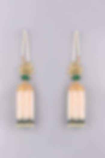 Gold Plated Dangling Earrings by Kiara at Pernia's Pop Up Shop