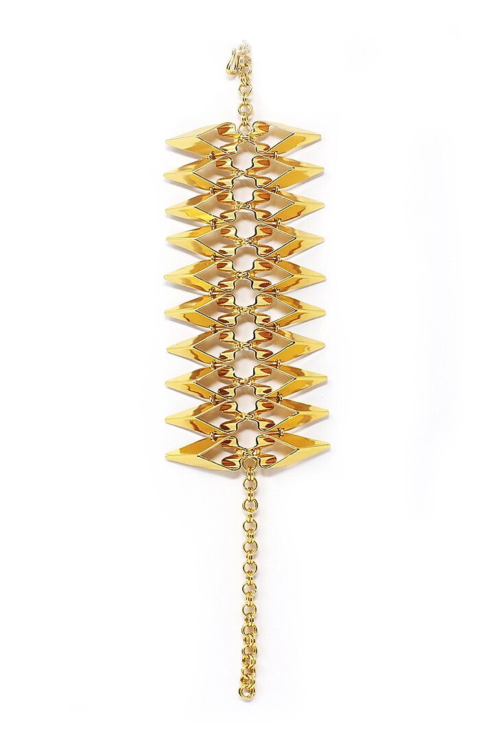 Gold Plated Choker Necklace by KALON DESIGNS at Pernia's Pop Up Shop