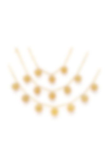 Gold Plated Layered Necklace by KALON DESIGNS at Pernia's Pop Up Shop