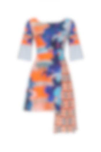 Orange pleated underlay lily pop dress available only at Pernia's Pop Up Shop.