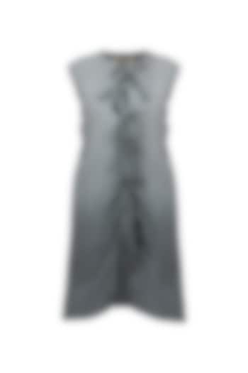 Grey Ombre Dyed Tunic by Ka-Sha