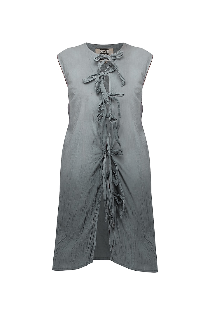 Grey ombre dyed tunic available only at Pernia's Pop Up Shop.