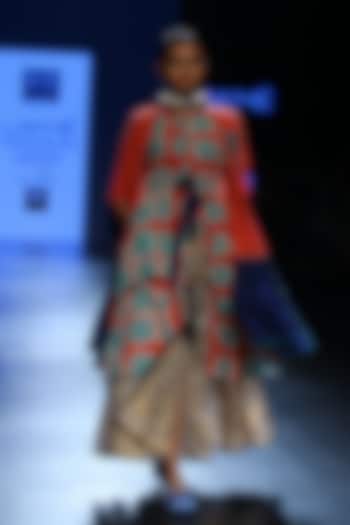 Pink and orange handwoven danilea jacket available only at Pernia's Pop Up Shop.