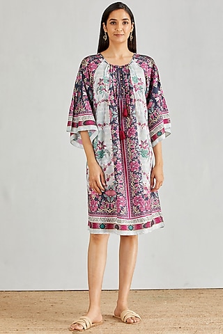 Multi Colored Printed Dress by Kavita Bhartia