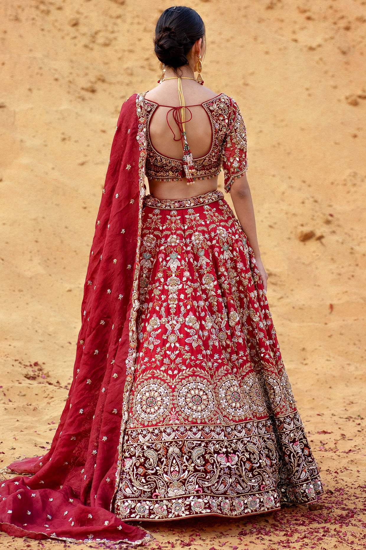 Festival collection Chanderi 2nd hand Ladies Party Wear Lehenga Choli at Rs  599 in New Delhi
