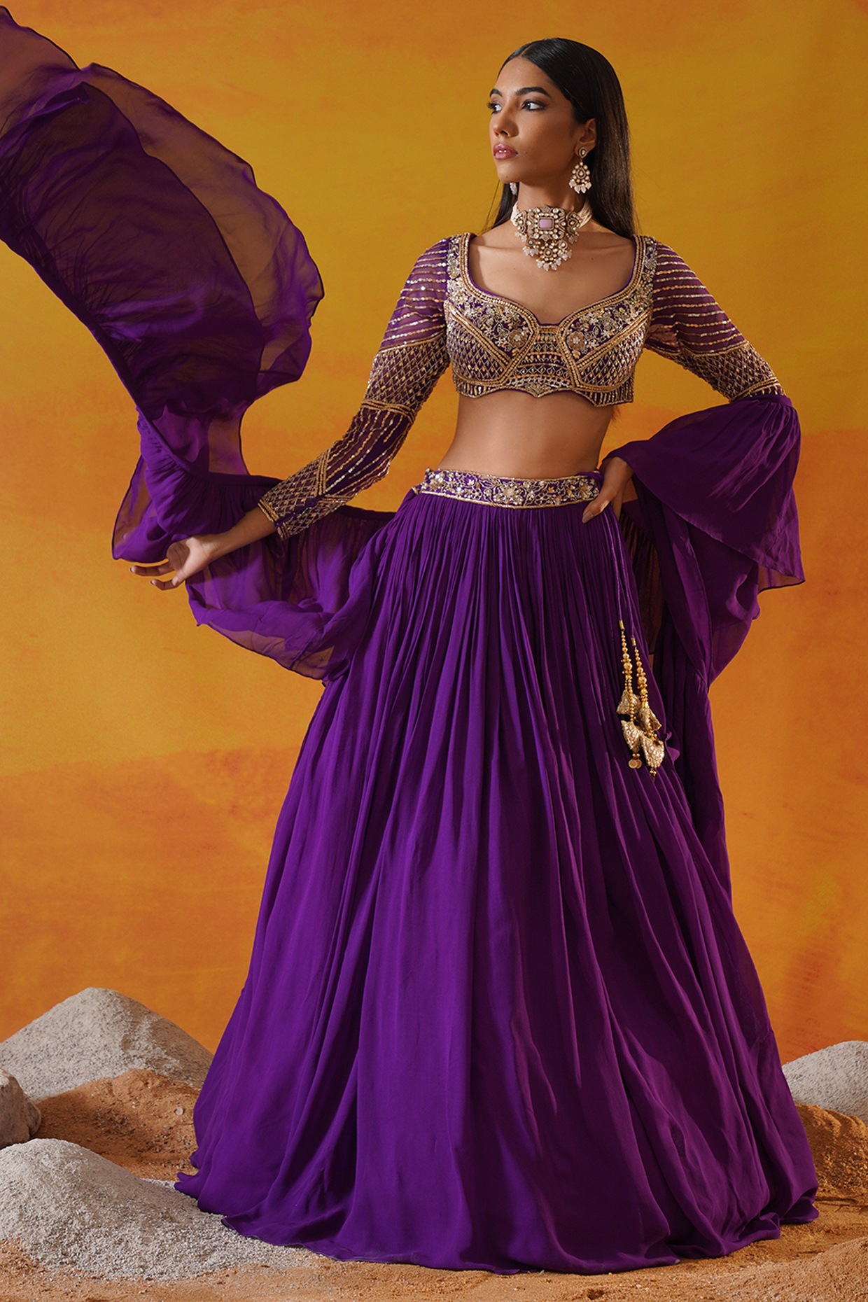 Jamuni Tehvaar Lehenga