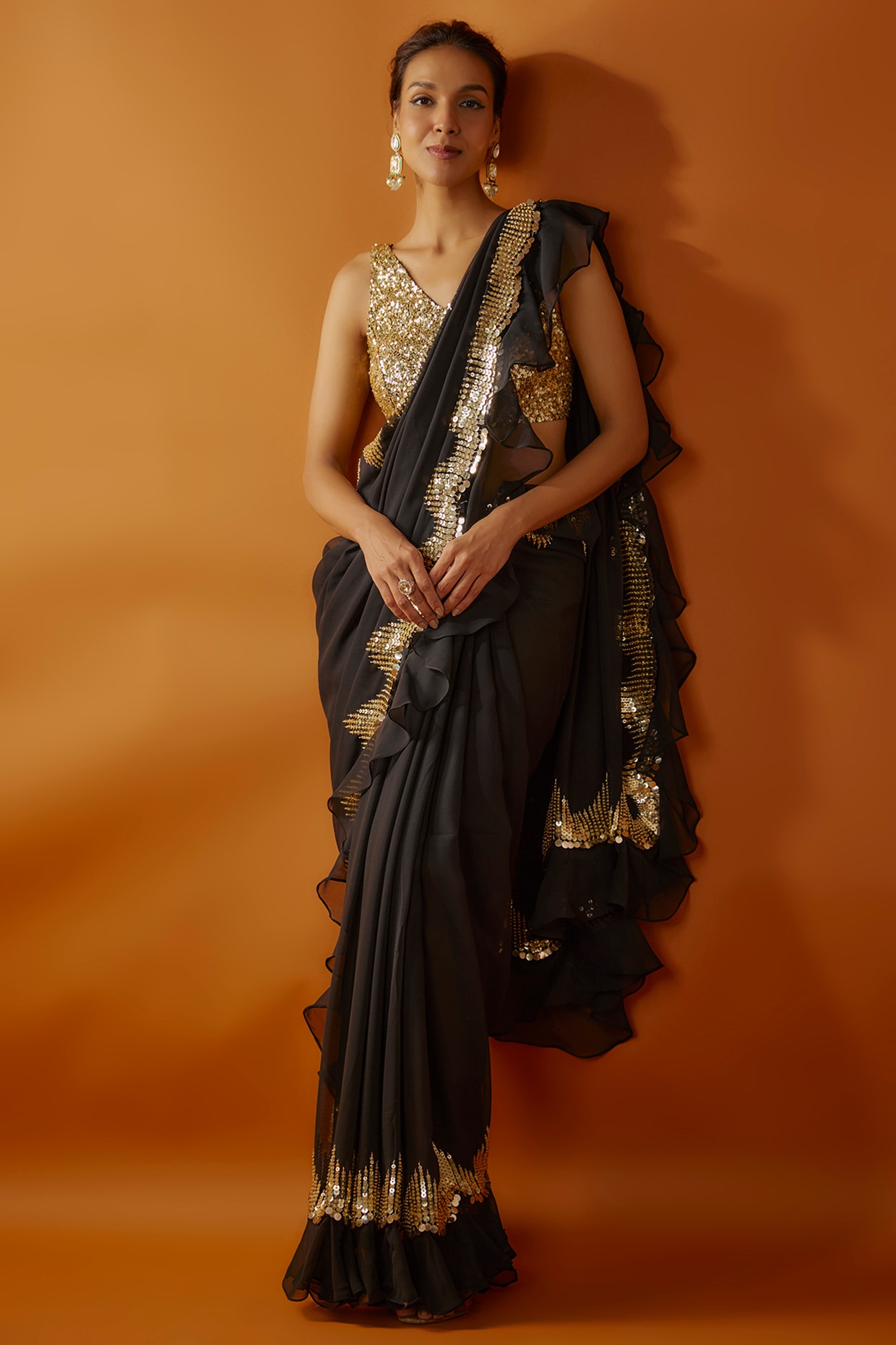 Beautiful Designer Party Wear Lehngha Saree