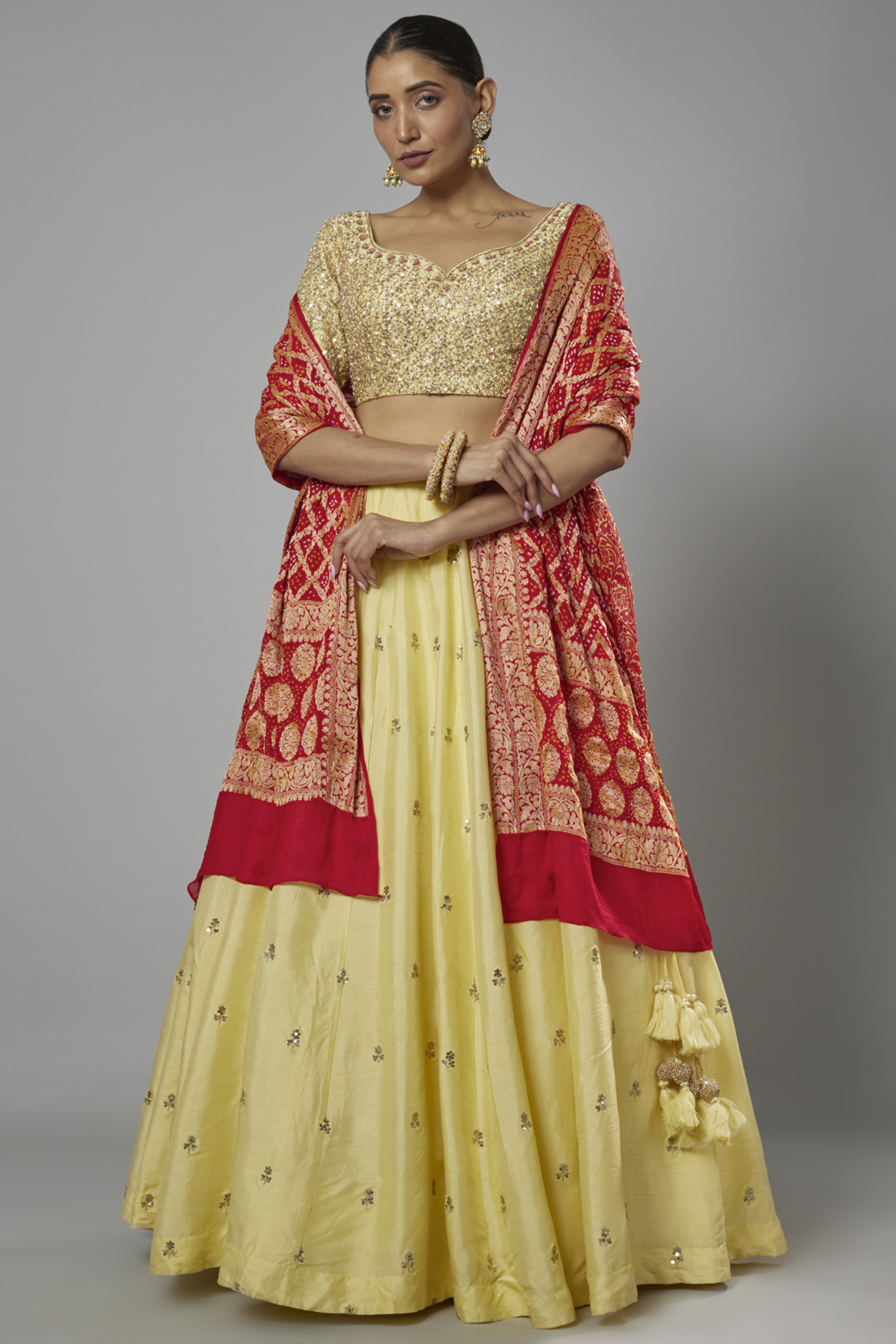 Buy Designer Wedding Yellow Lehenga Choli for Women Designer Haldi Online  in India - Etsy