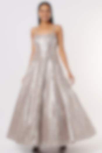 Grey Sequins Glittery Dress by Kalighata