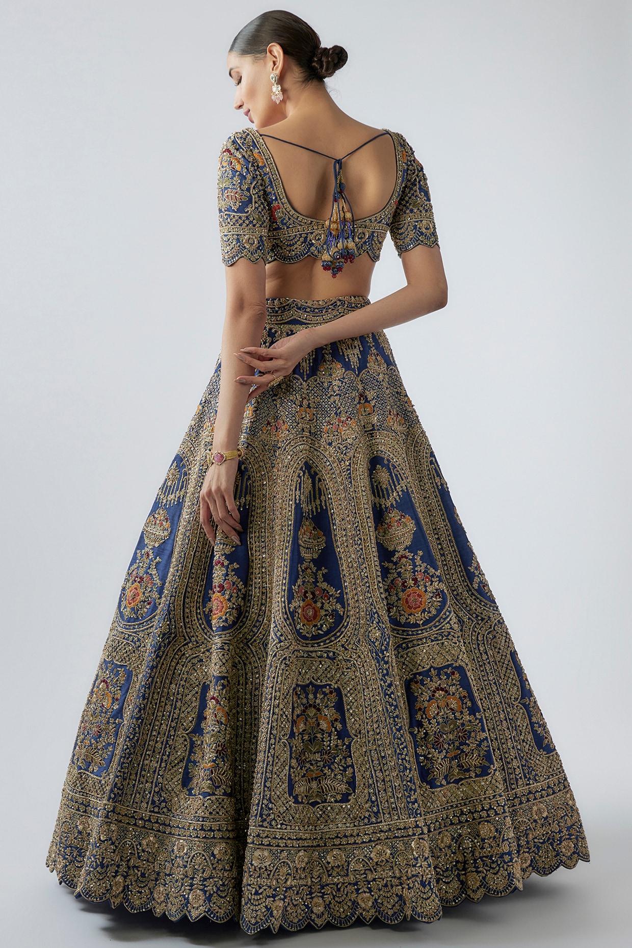 Sapphire Blue Lehenga Set – Rimple & Harpreet