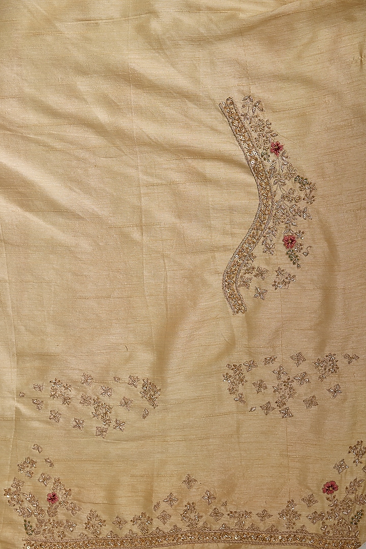 Grey Banarasi Bridal Saree Set by Kalighata at Pernia's Pop Up Shop