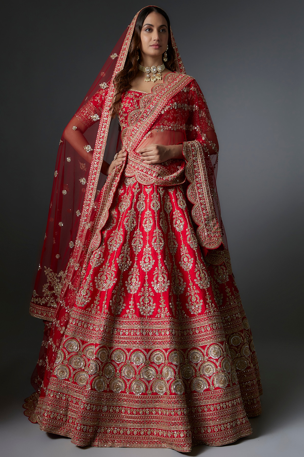 Trendy New Green Bridal Designer Lehenga Choli Buy Now – Joshindia