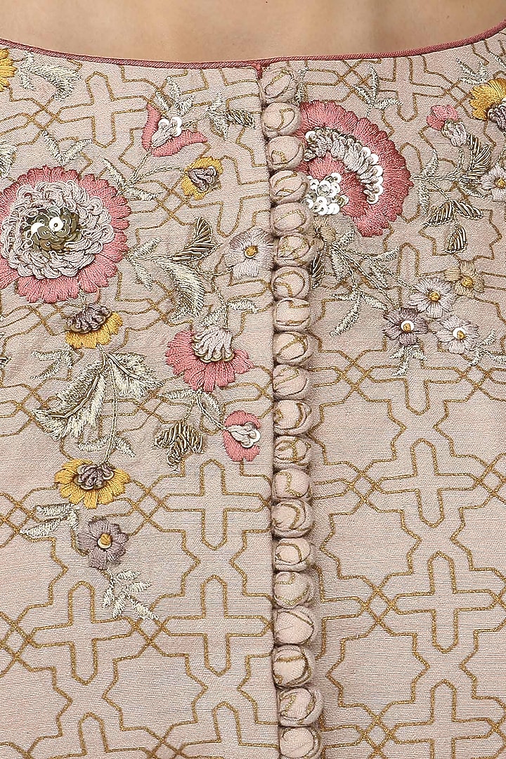 Banarasi Woven Kurta Sharara Set With Handloom Dupatta main image 0