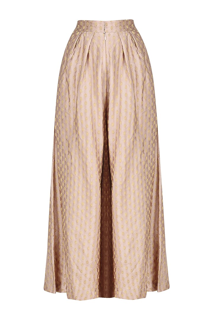 Mint green embroidered kurta with palazzo pants set available only at Pernia's Pop Up Shop.