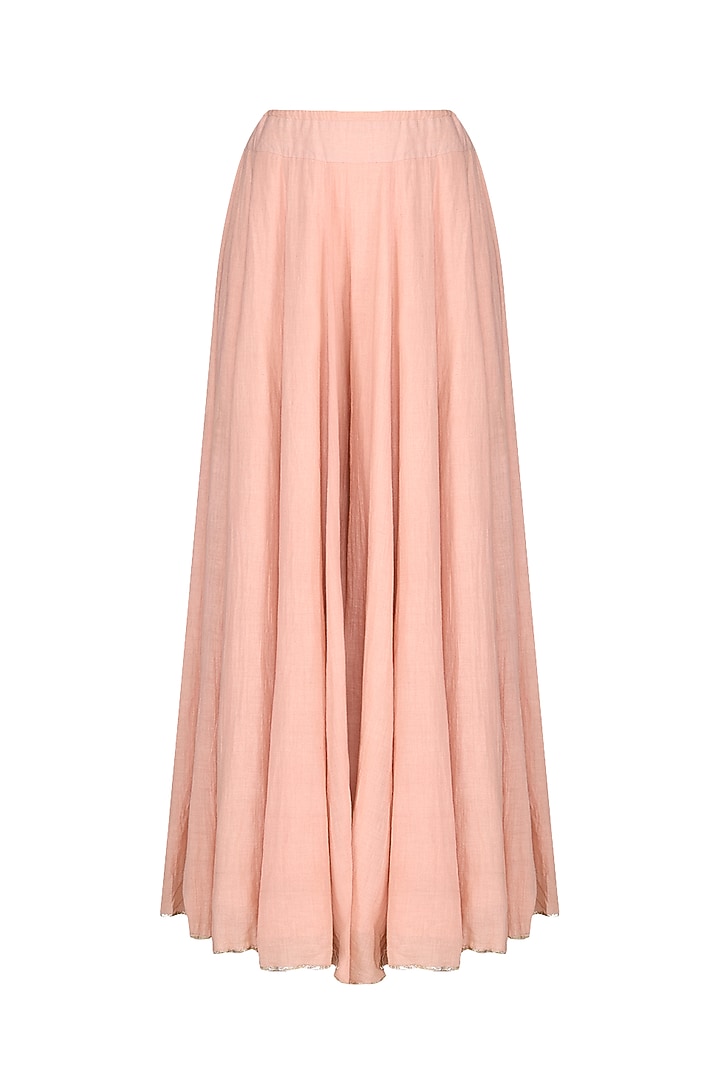 Light pink embroidered kurta with sharara pants set available only at Pernia's Pop Up Shop.