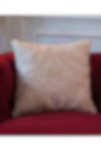 Off-White Embroidered Cushion Cover (Set of 2) by Khaabka at Pernia's Pop Up Shop