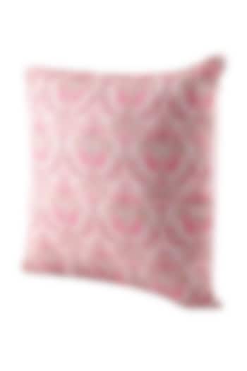 Pink Embroidered Cushion Cover (Set of 2) by Khaabka at Pernia's Pop Up Shop