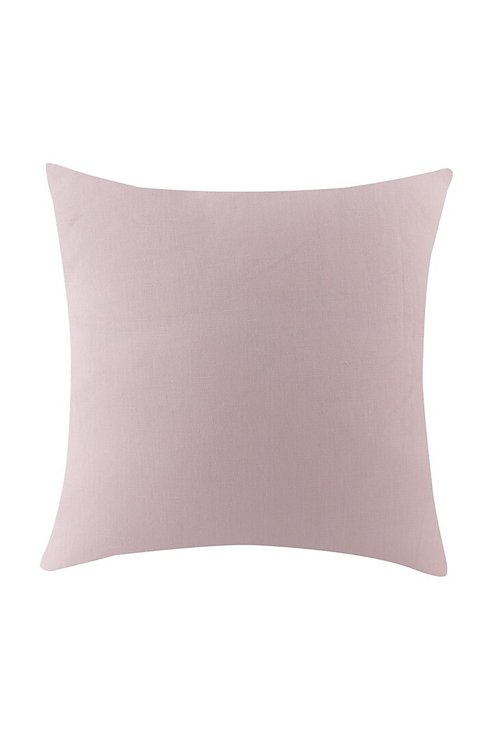 Pink Embroidered Cushion Cover (Set of 2) by Khaabka at Pernia's Pop Up Shop