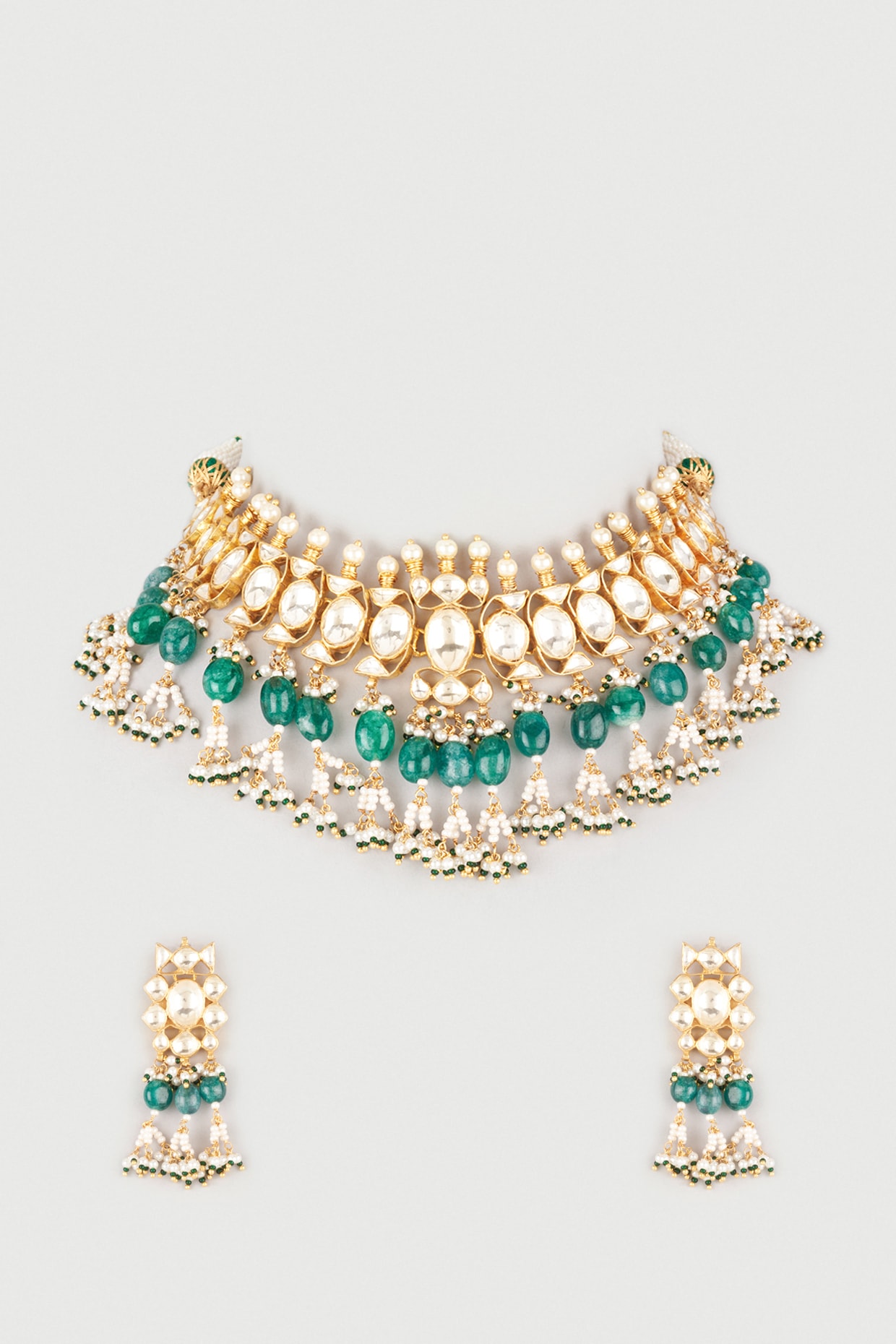 Kundan ke clearance necklace